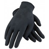 Disposable Nitrile Powder Free Black Medical Grade Gloves - 5.5mil, Extra Extra Large